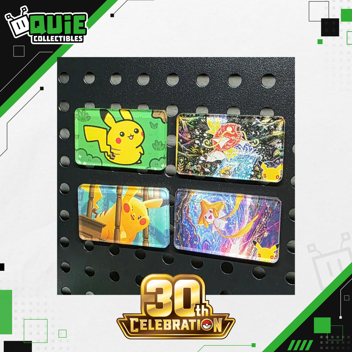 Handmade Pokémon Card Art Rectangle Magnet